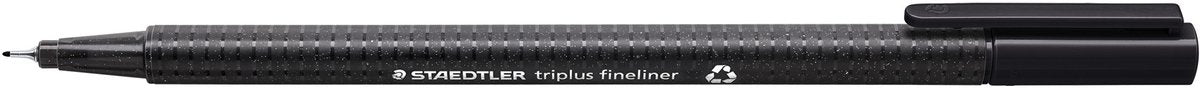 Staedtler fineliner triplus 334 0,3 mm nero | 10 pezzi