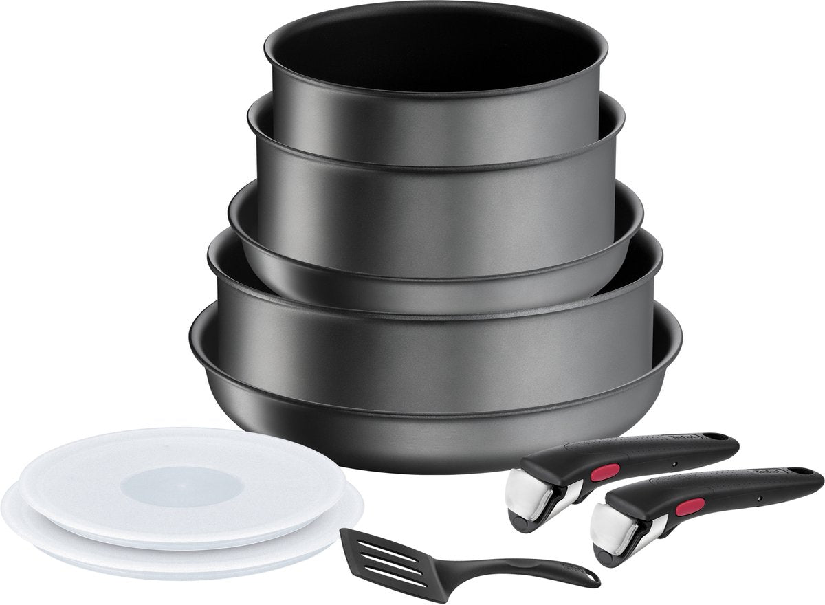 Tefal ingenio daily chef - set di padelle - 10 pezzi