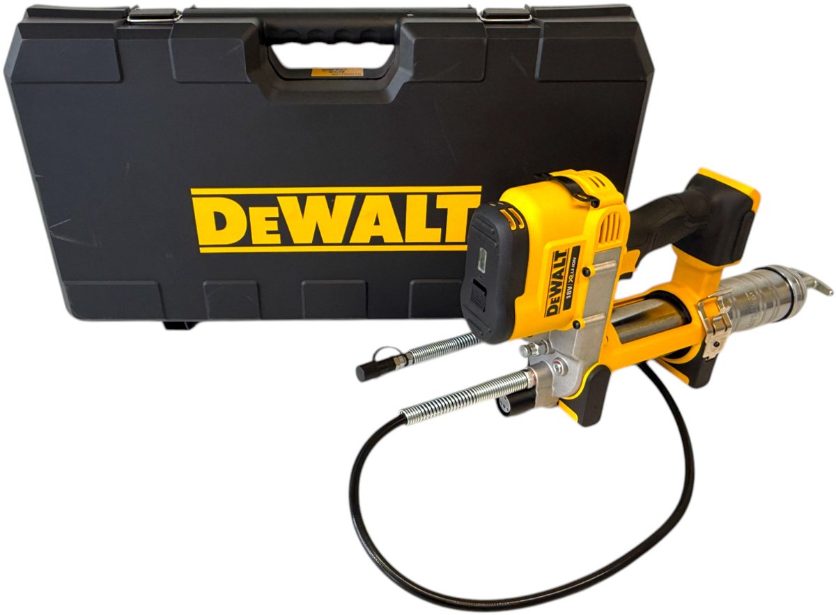Pistola per grasso Dewalt dcgg571nk 18 volt - senza batterie e caricabatterie in custodia - dcgg571nk-xj