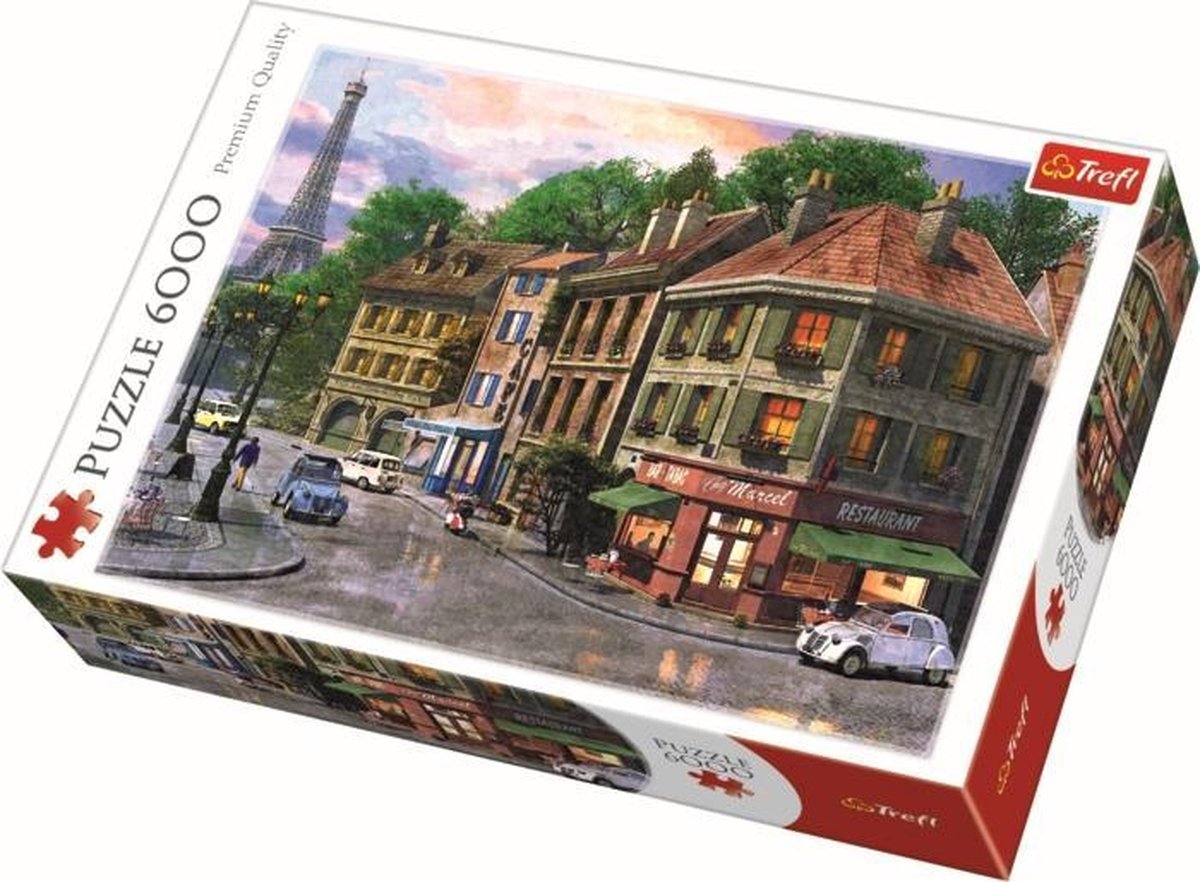 Puzzle Trefl 6000 pezzi via di parigi - puzzle per adulti.