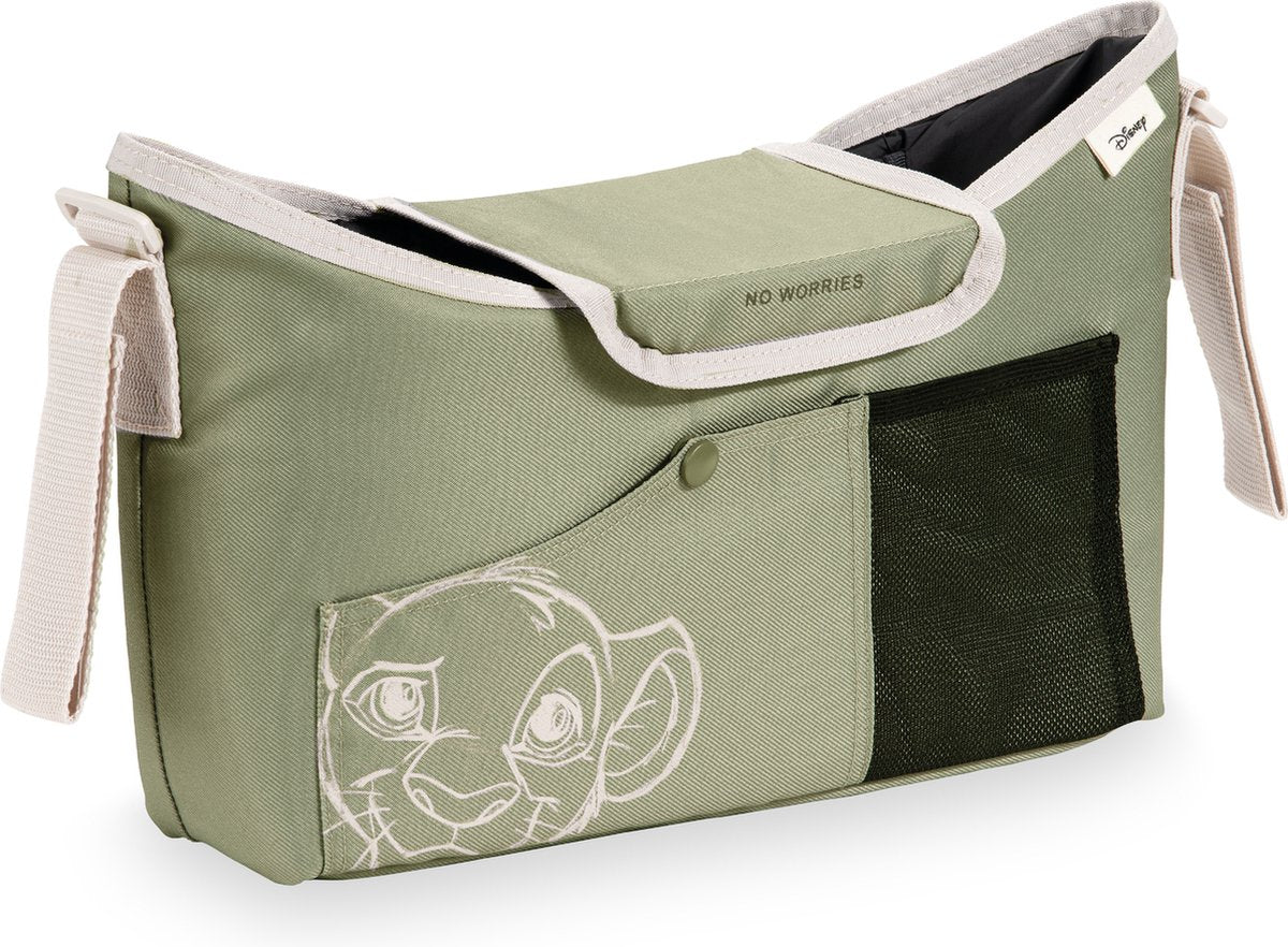 Hauck pushchair bag - kinderwagen organizer - simba olive