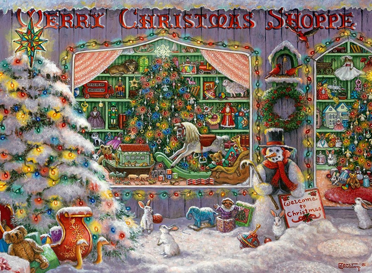 Puzzle Ravensburger il negozio di Natale 500 pezzi