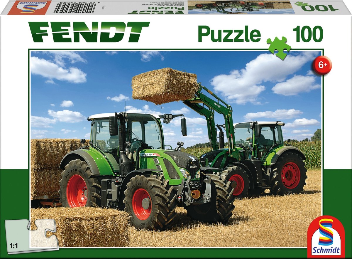 Serie Fendt - Puzzle da 100 pezzi - Tema trattore