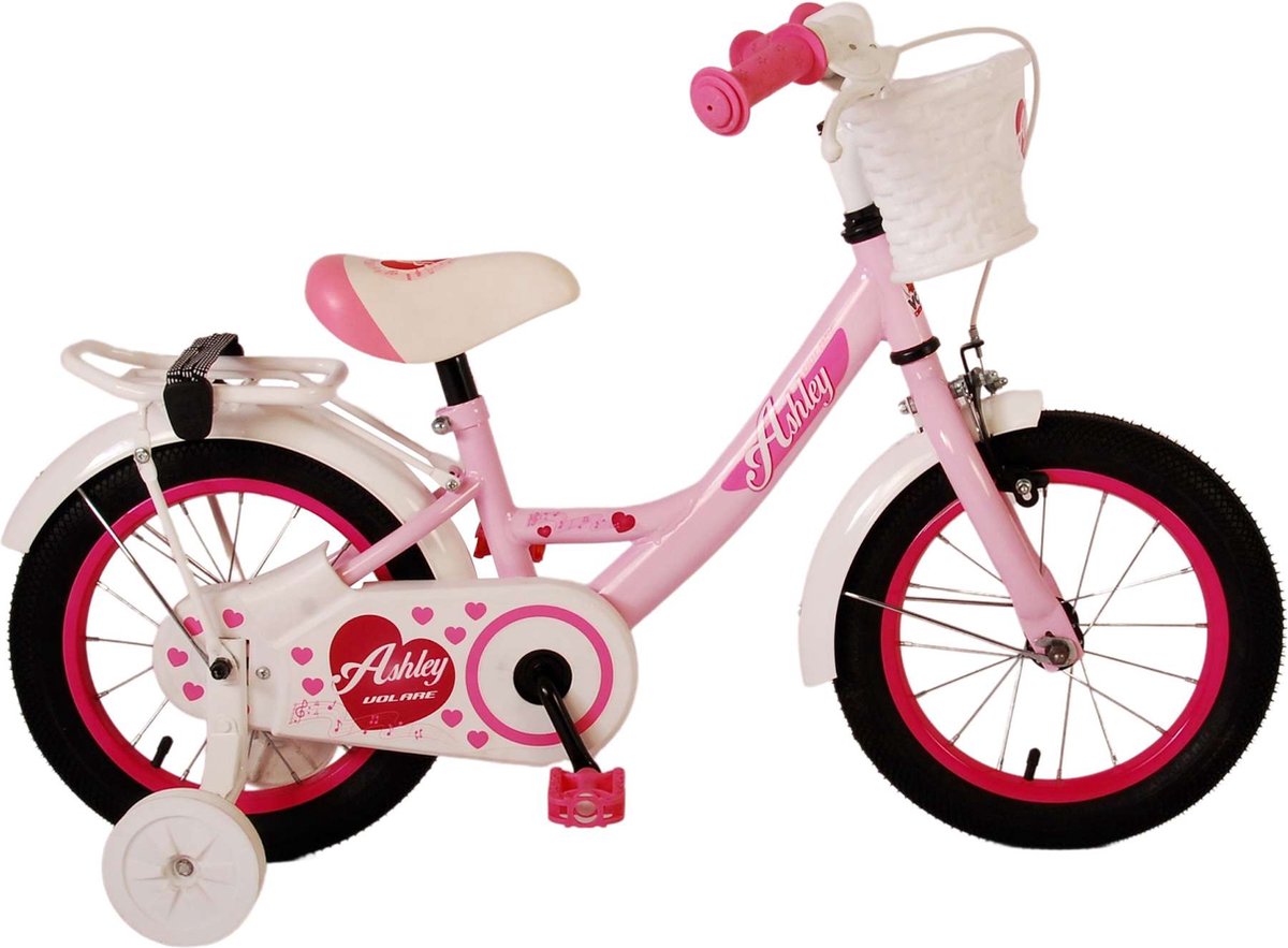 Bicycle per bambini di Vlatare Ashley - Girls - 14 pollici - Pink