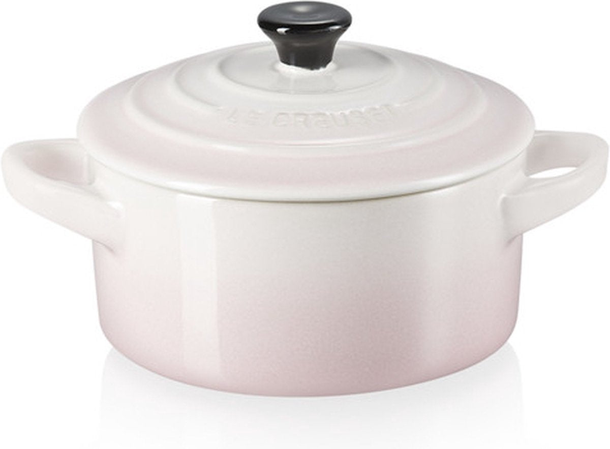 Le creuset - loza - mini cazuela 10cm 0,25l concha rosa
