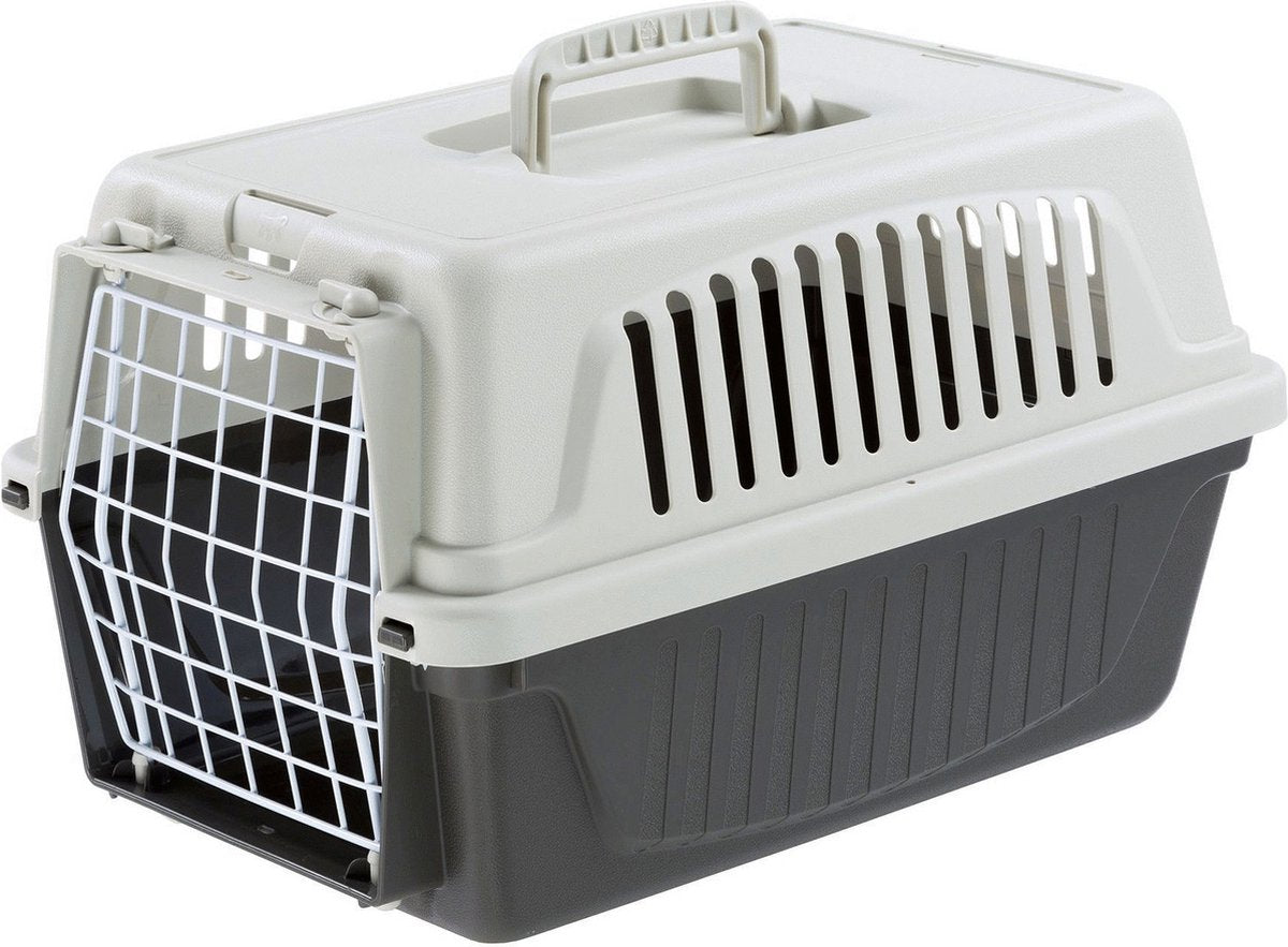 Ferplast vervoersbox atlas 5 - kattenvervoersbox - grijs - 28 x 41,5 x 24,5 cm
