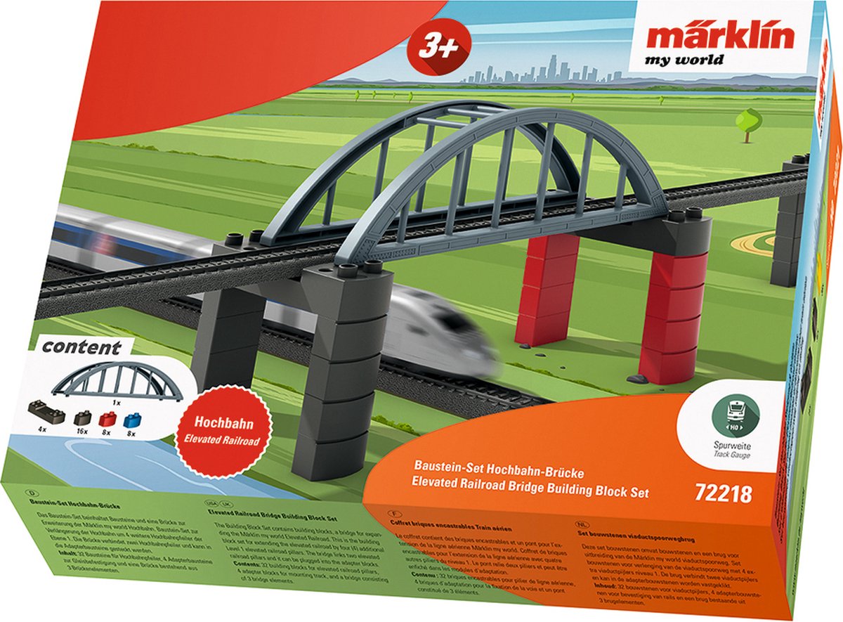 Märklin my world set bouwstenen viaductspoorwegbrug