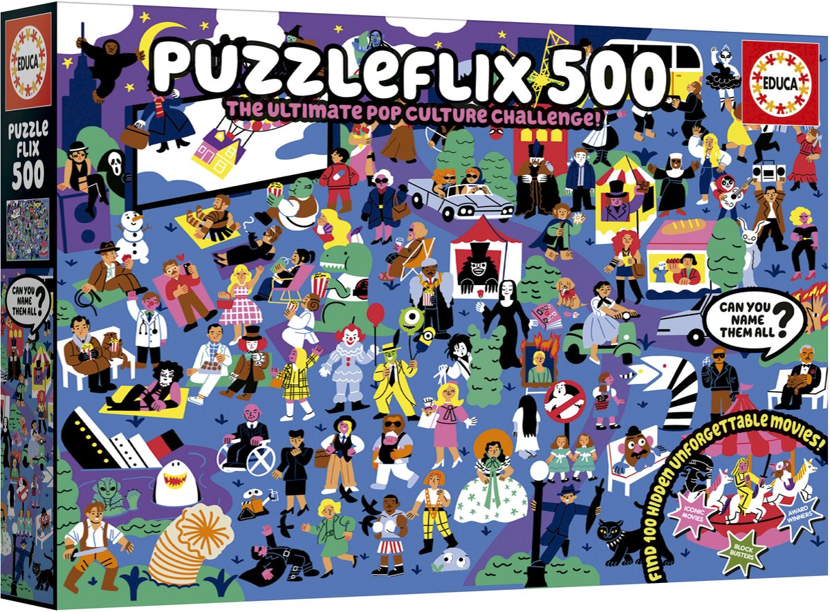 Educa - puzzel - 500 stukjes - flix - legpuzzel