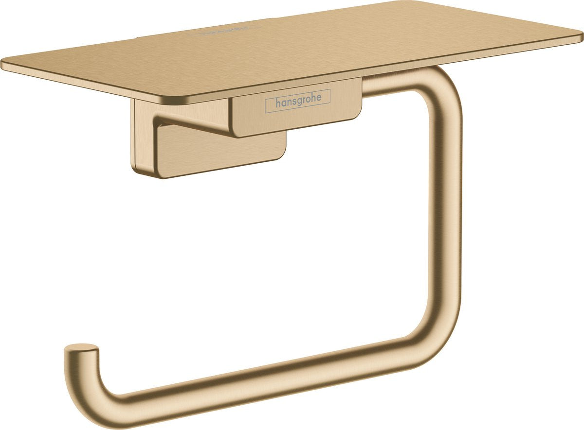 Hansgrohe addstoris portarrollos con estante bronce cepillado