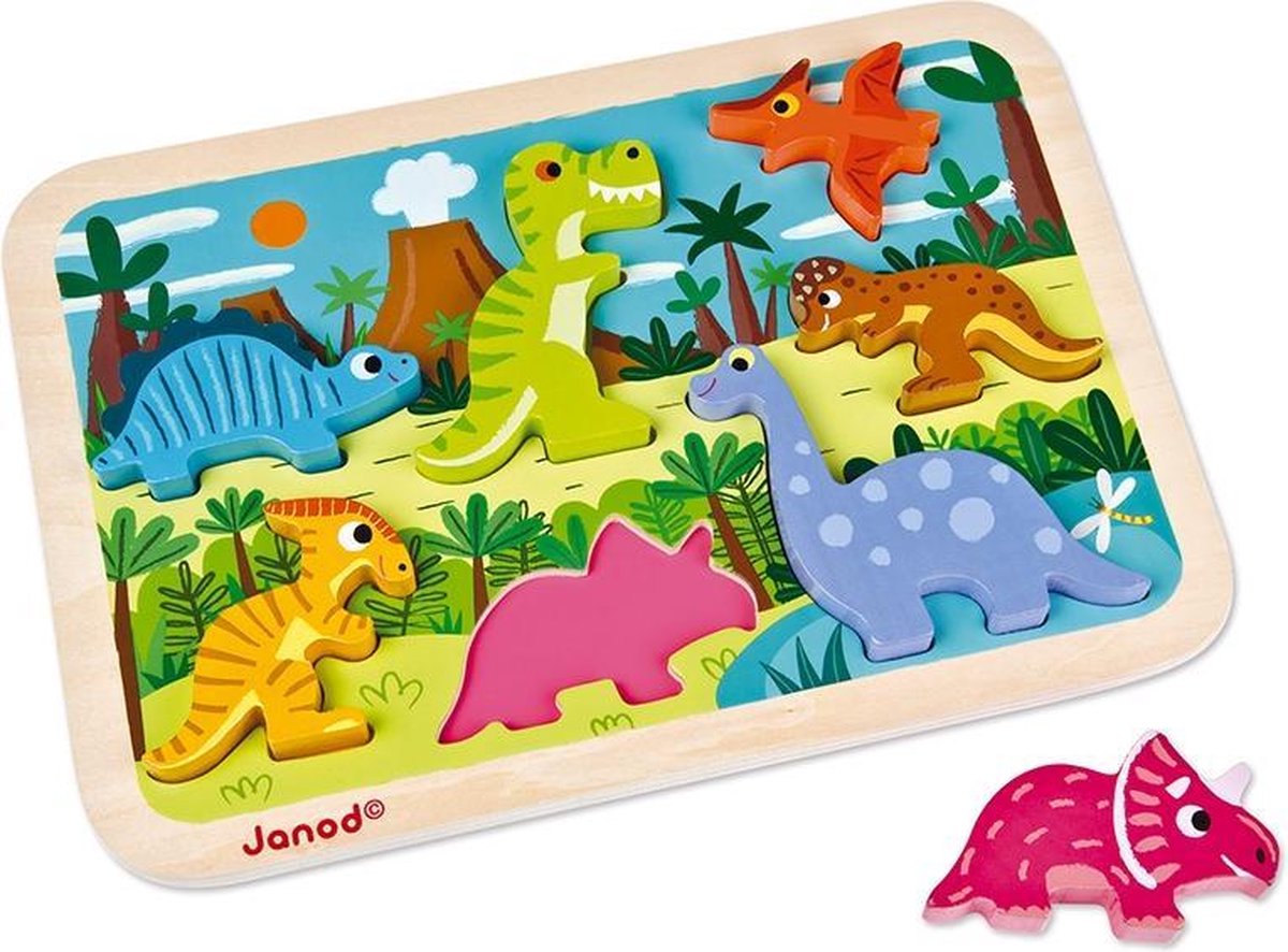 Janod - puzzle grosso - dinosauro