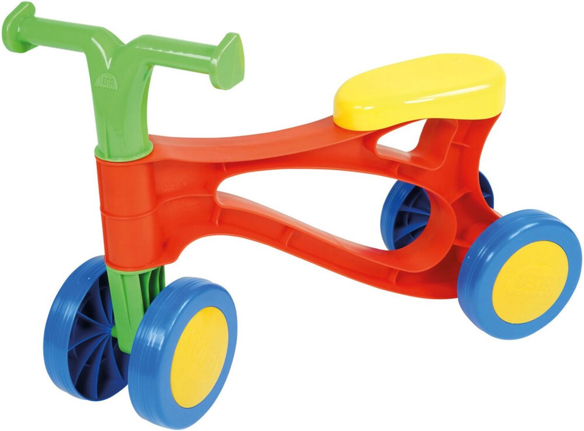 Lena mi primer scooter rojo azul amarillo - bicicleta sin pedales