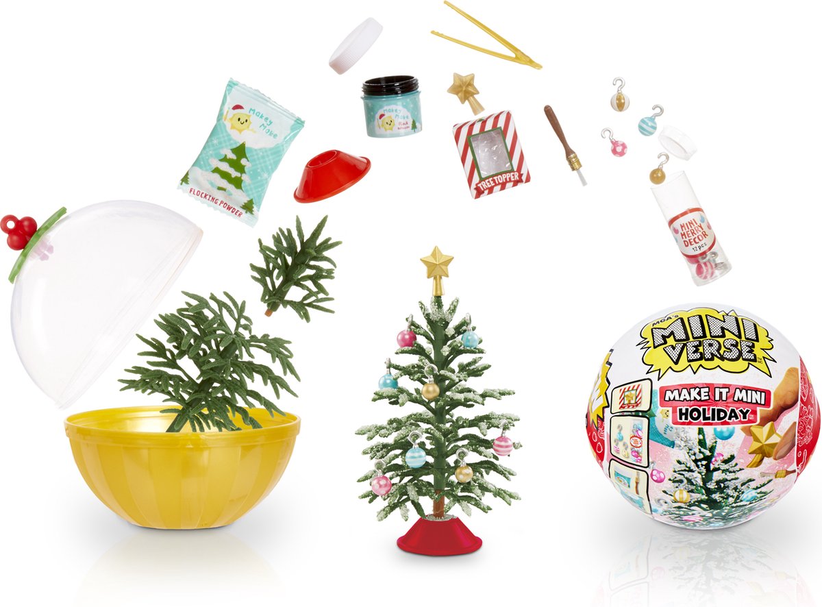 Miniverse make it mini holiday diner: feestdagenfilm - knutselset