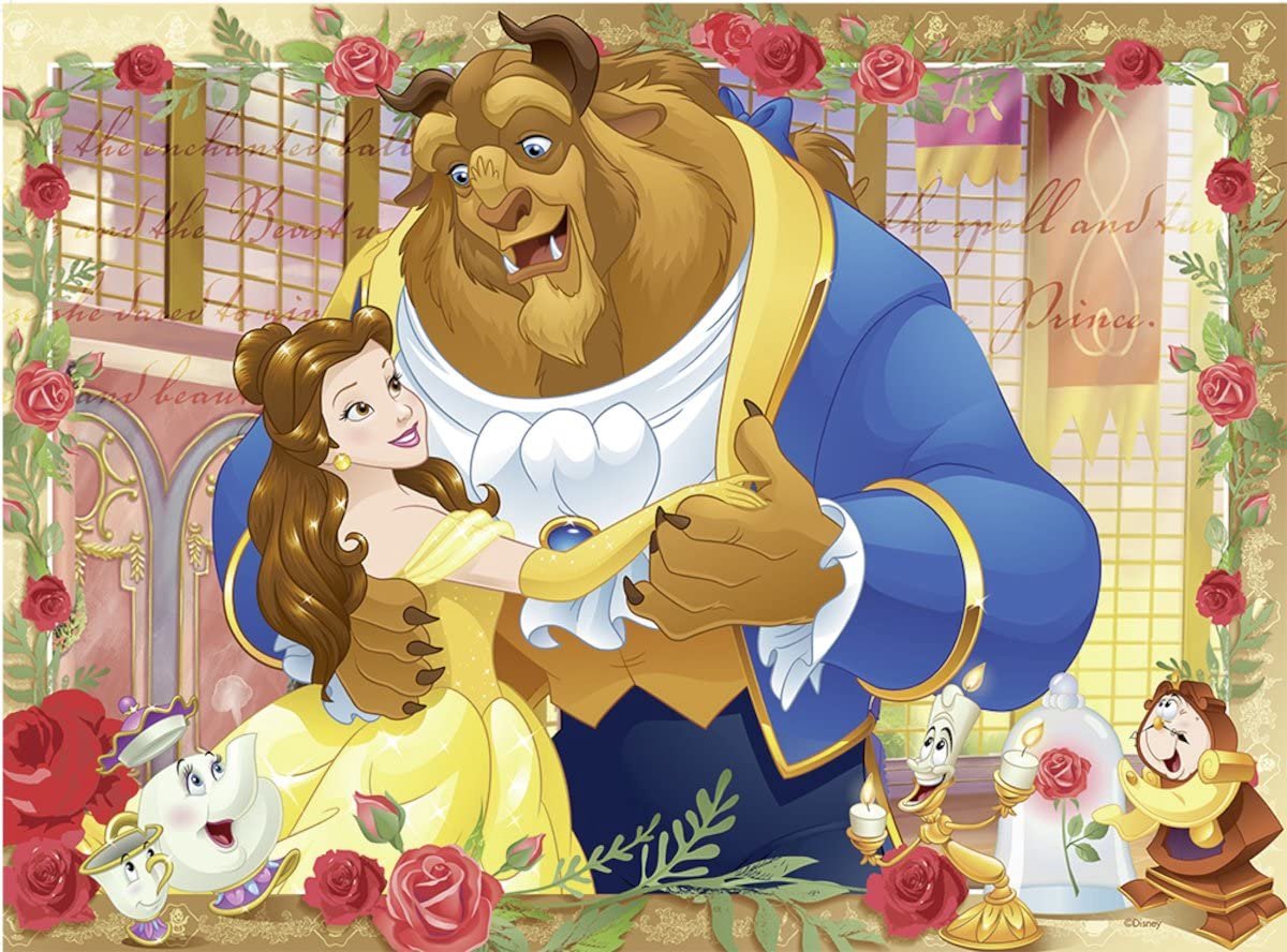 Puzzle Ravensburger Disney Princess Belle Beast - 100 pezzi XXL