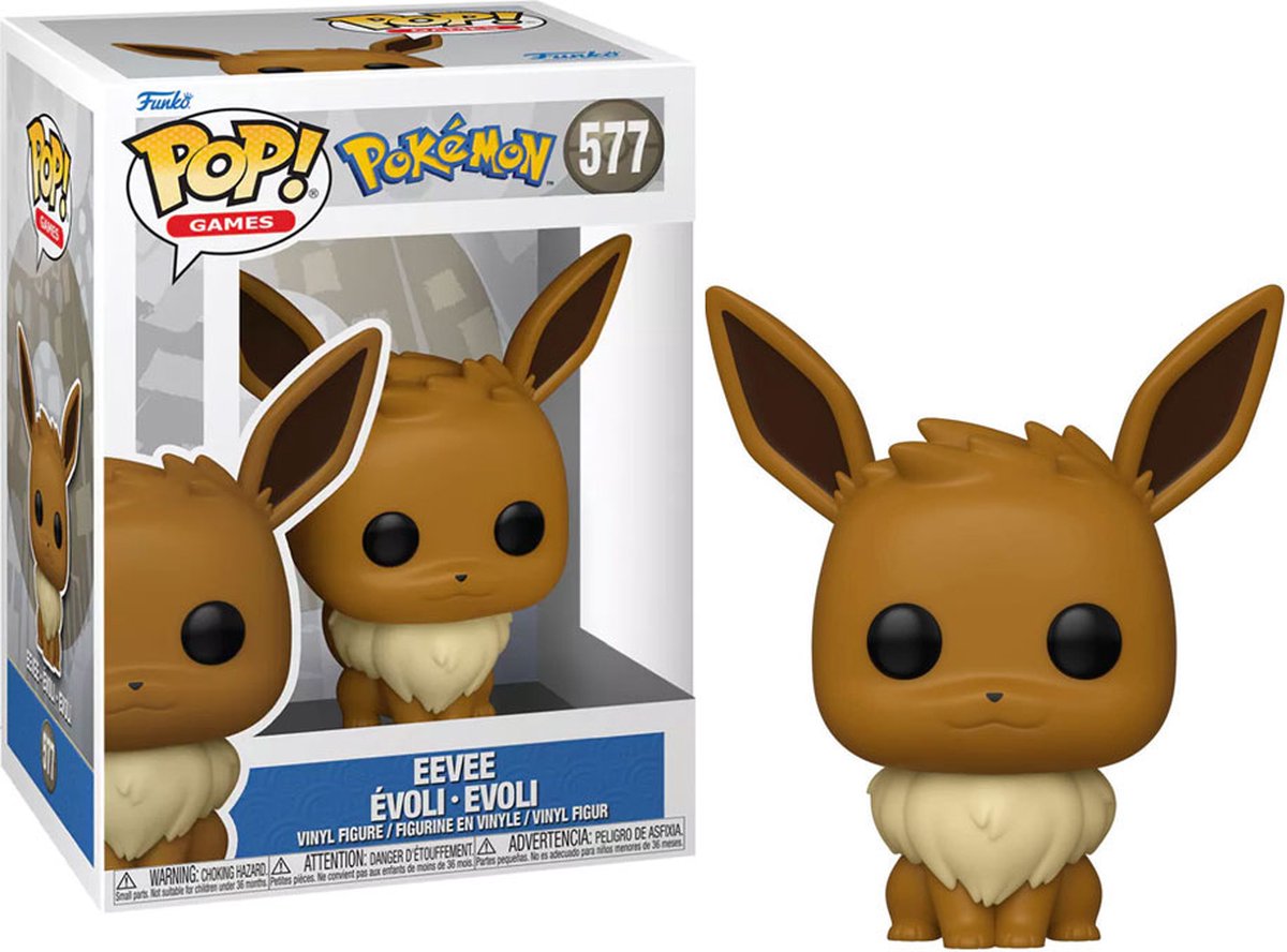 Juegos funko pop: pokémon - eevee | muñeca #577