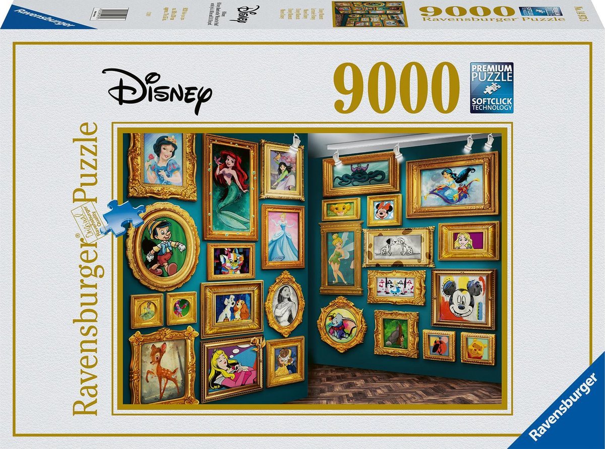 Ravensburger puzzle disney multiproprietà - puzzle - 9000 pezzi