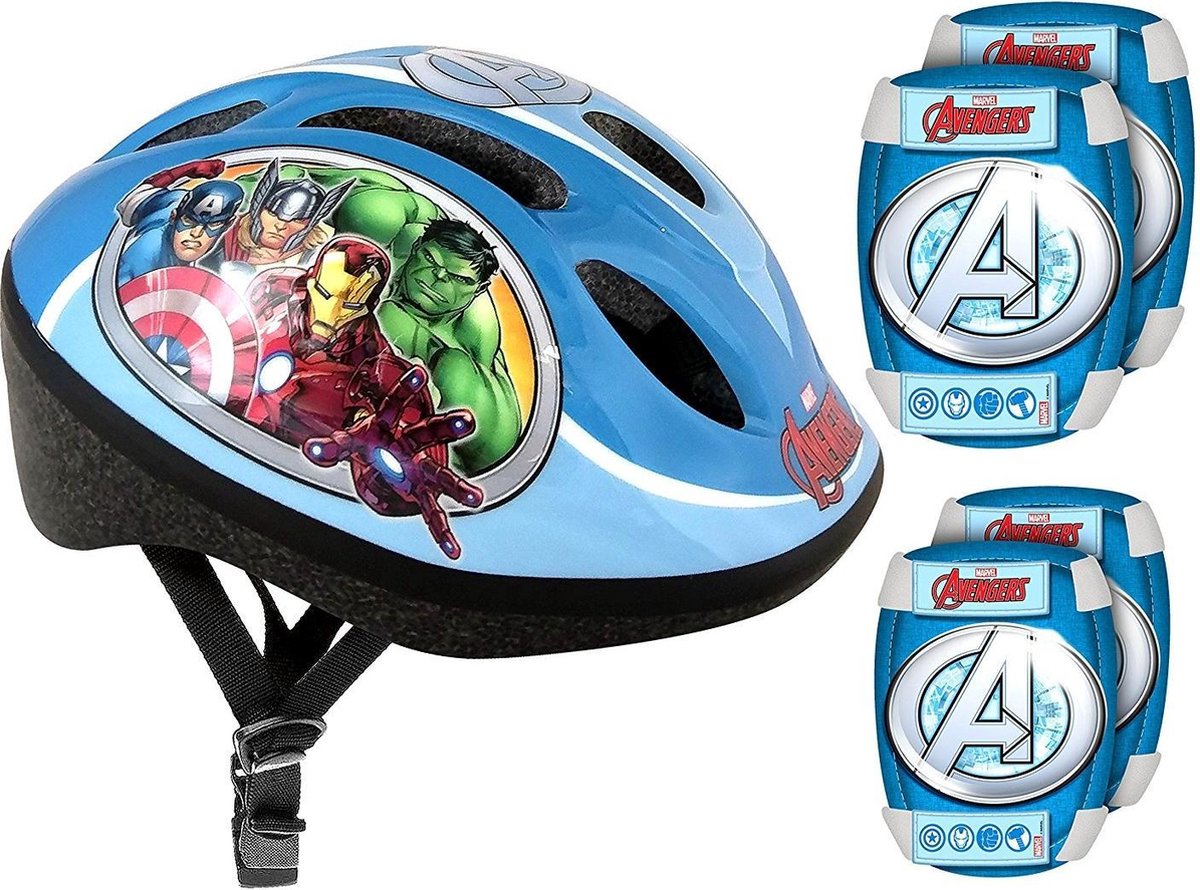 Set protettivo Marvel Avengers blu 5 pezzi