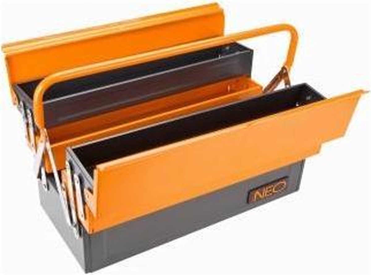 Grupa topex neo - gereedschapskoffer - 45 x 20 x 21 cm - metaal - 25 jaar garantie