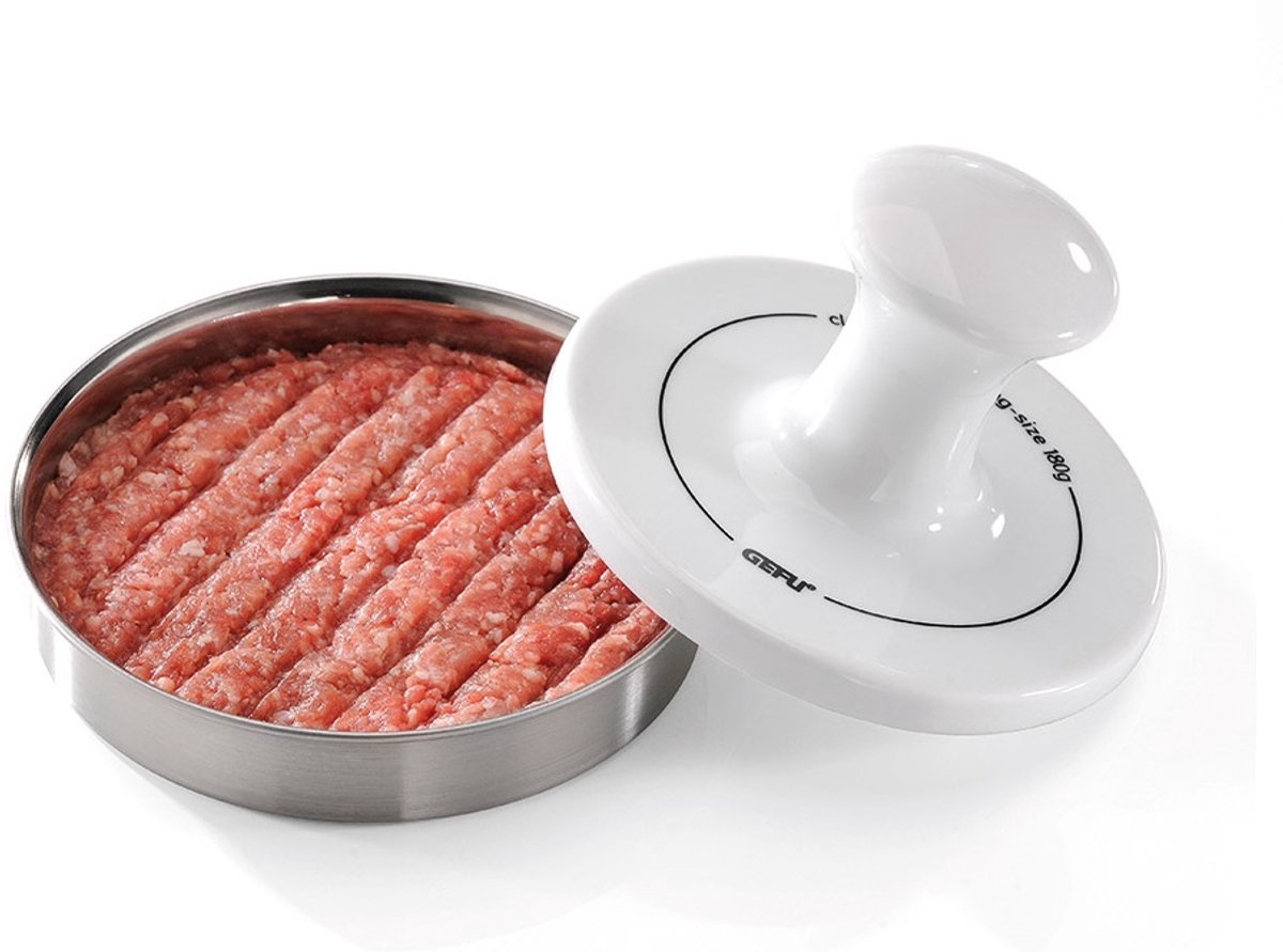 Gefu spark hamburgerpers - porselein - ø 13 cm
