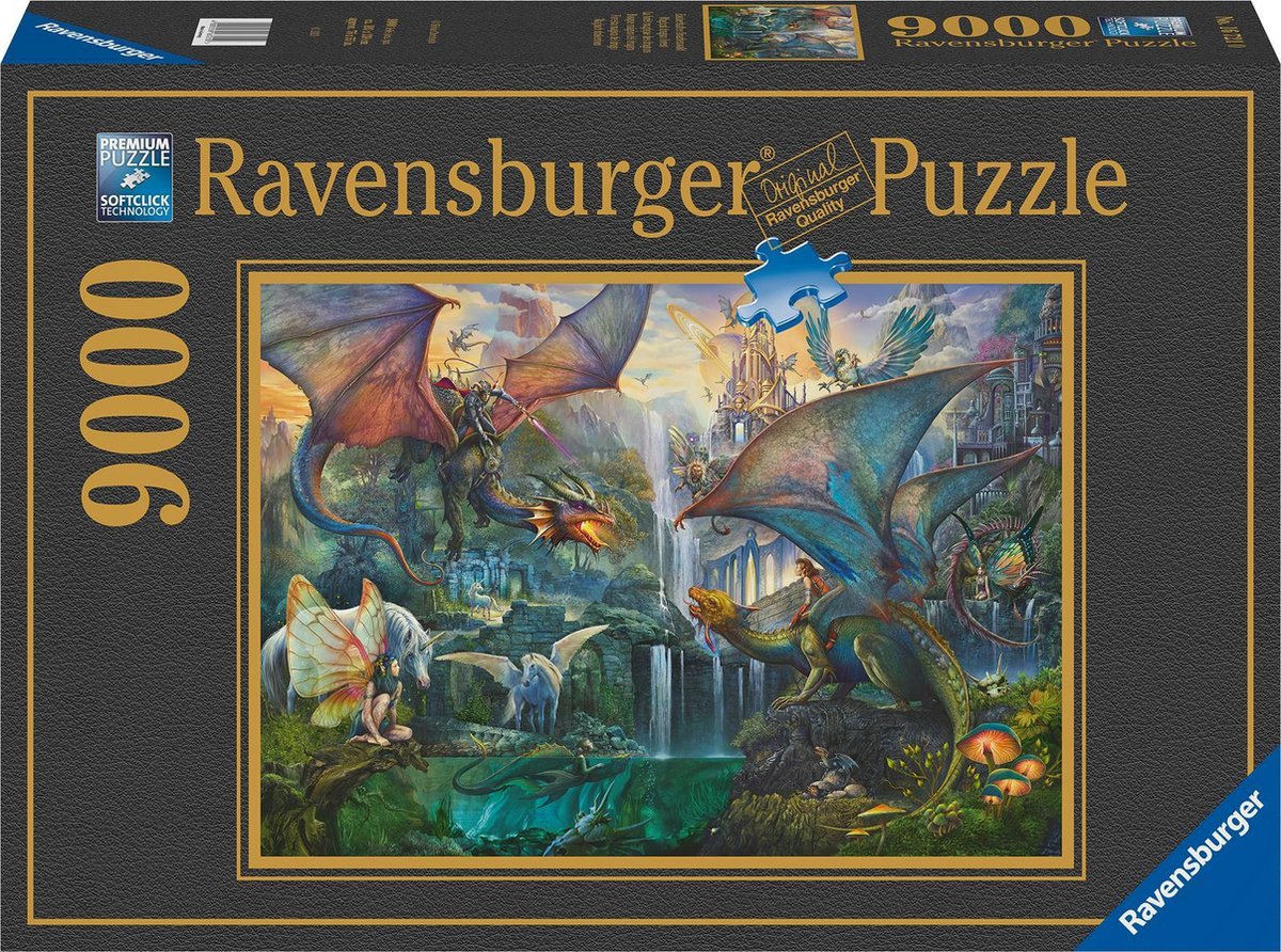 Ravensburger Puzzle Dragon Forest - Puzzle - 9000 pezzi