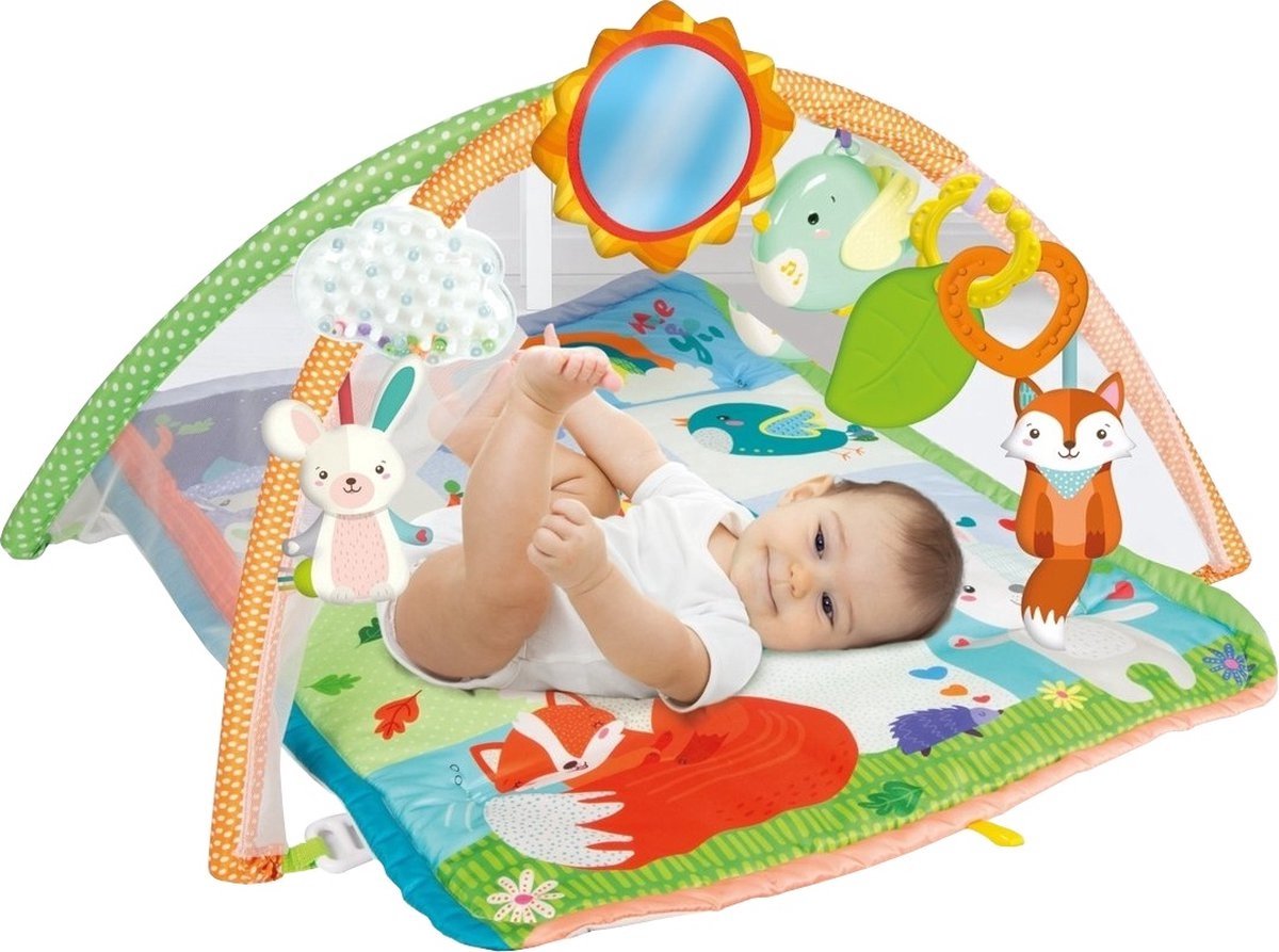 Clementoni baby - basis activiteiten boog, soft activity babygym, 0+ maanden - 17247