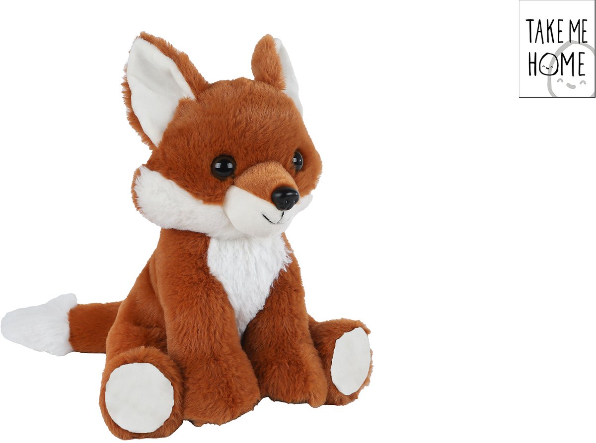 Peluche zorro sentado Llévame a casa - 28cm