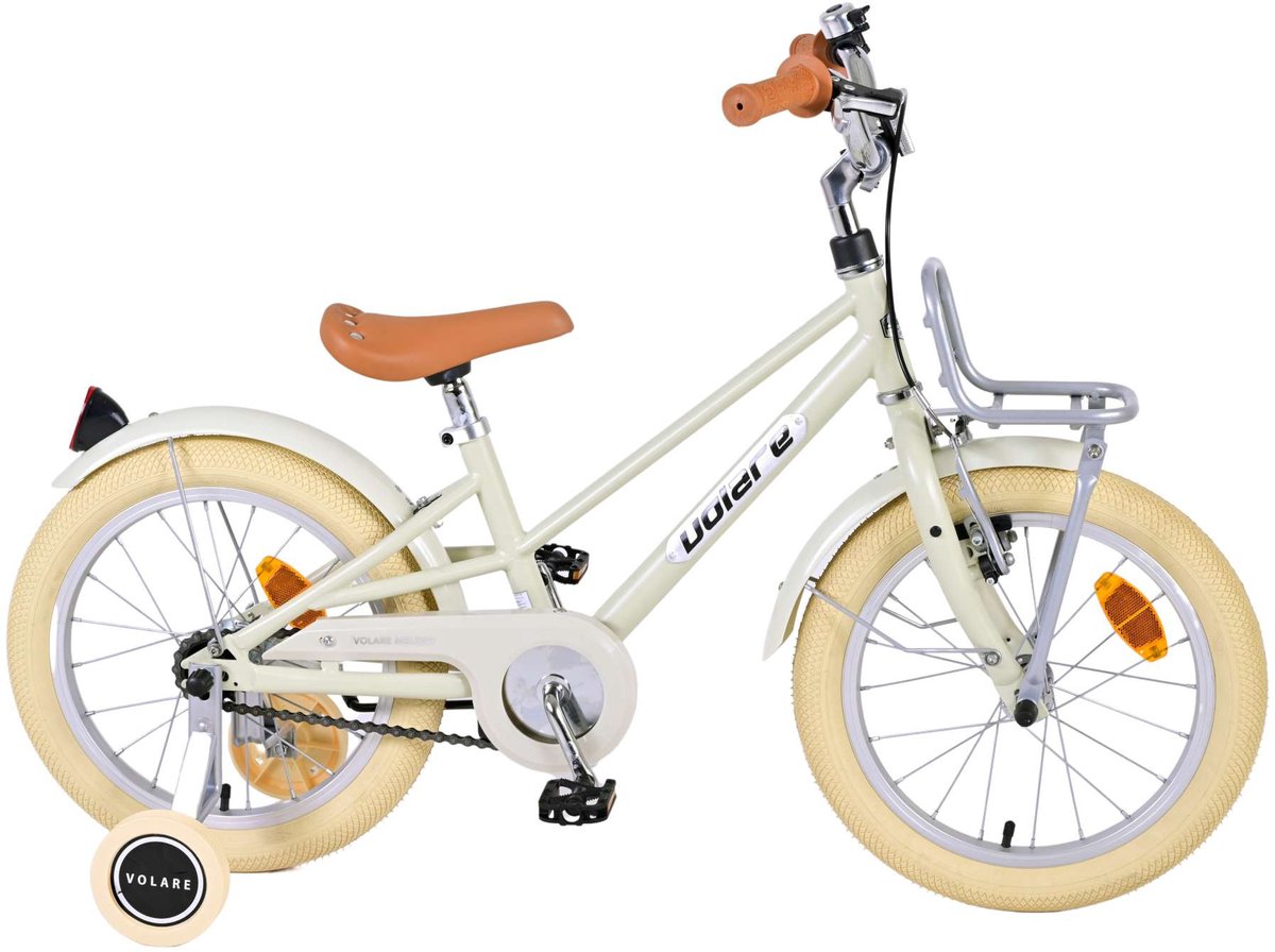 Bicicletta per bambini Volare Melody - Ragazze - 16 pollici - Sabbia