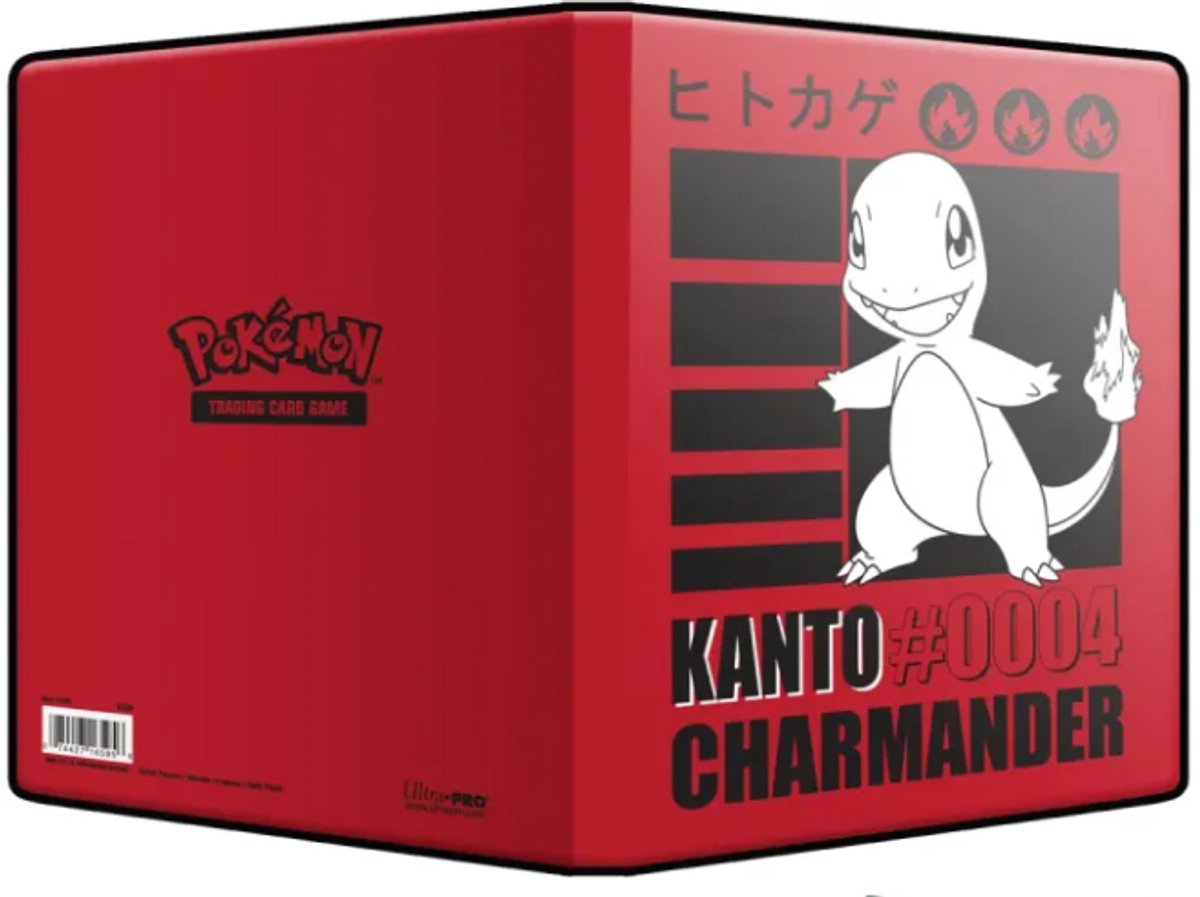 Cartera Ultrapro Pokémon Charmander de 4 bolsillos (80 cartas)