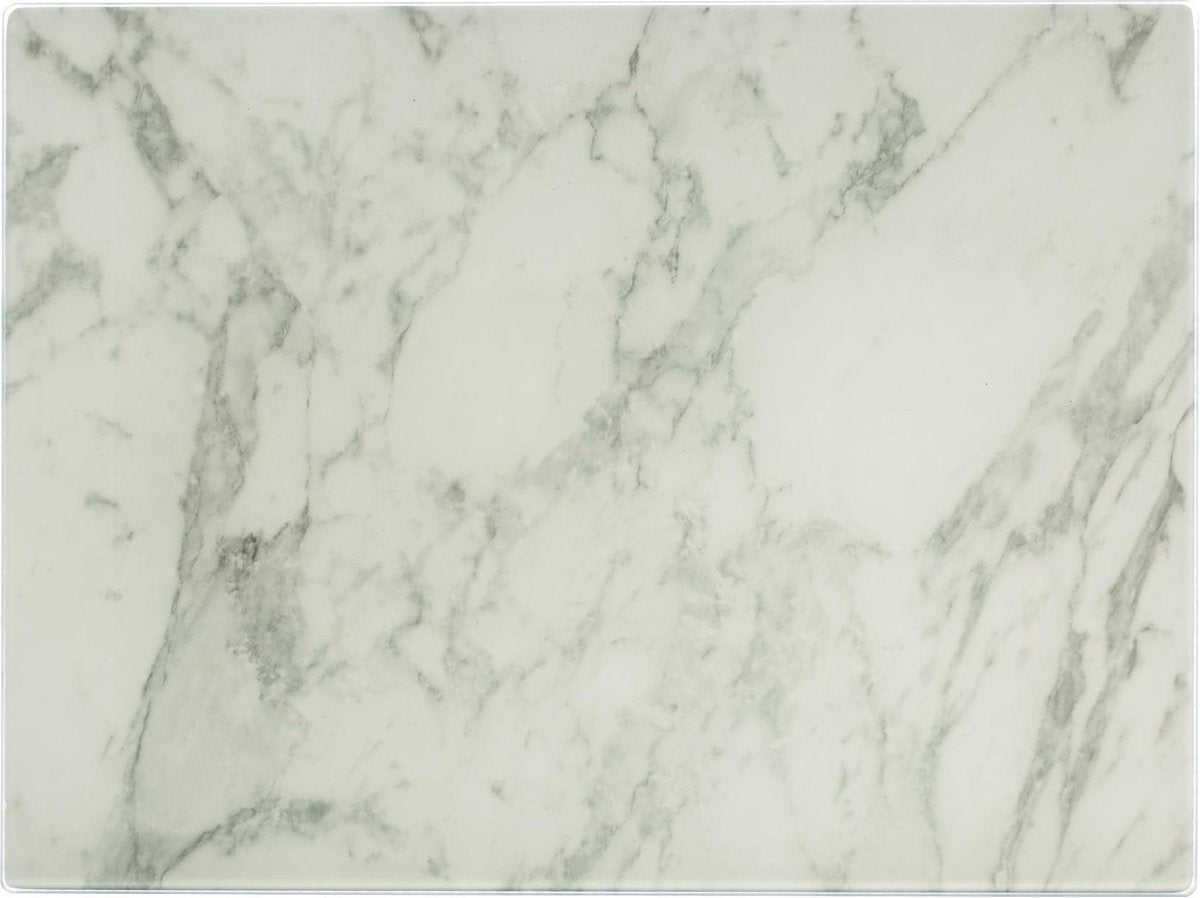 Typhoon werkbladbeschermer in glas - marble - 40x30cm