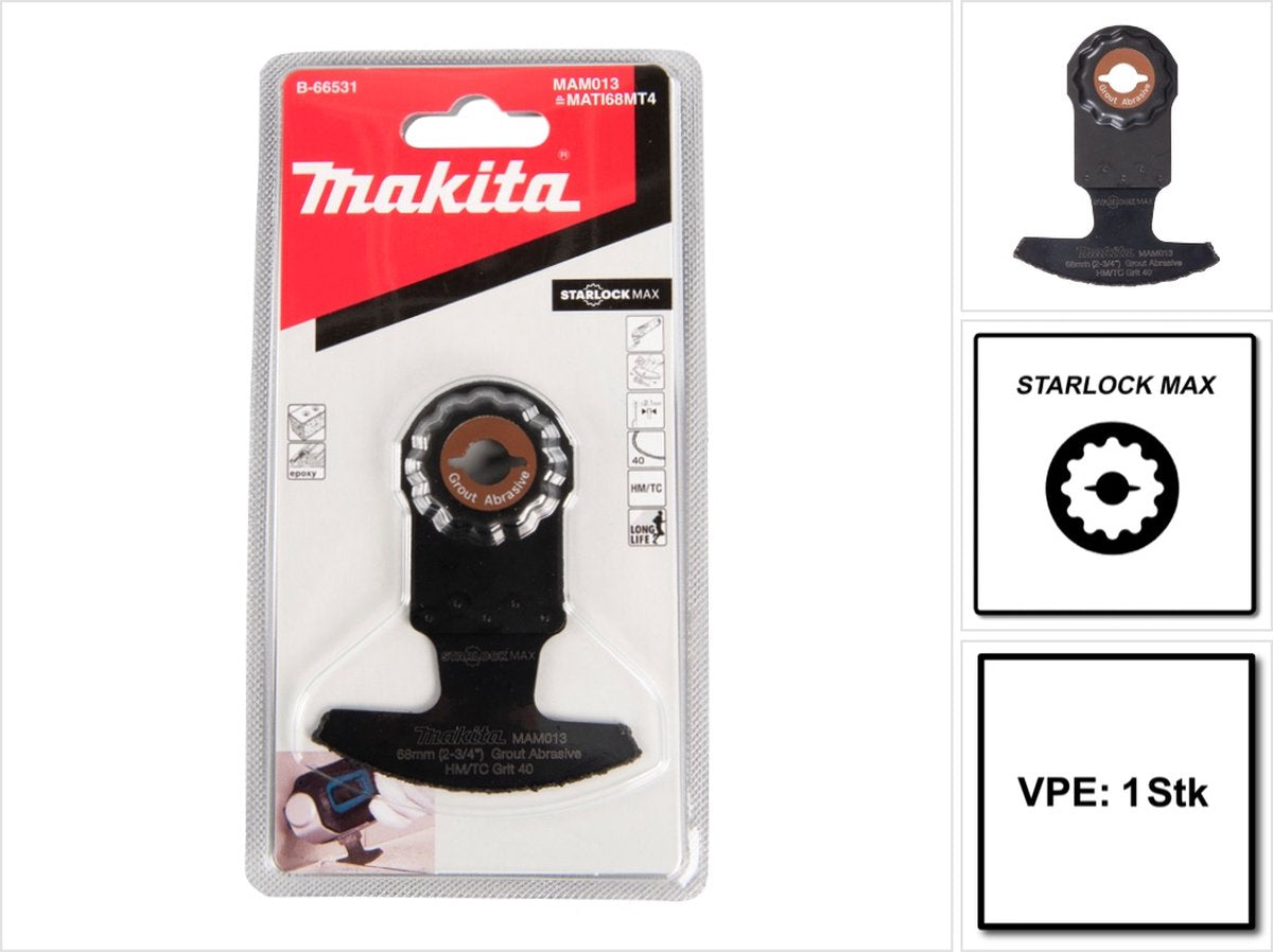 Accesorios Makita mam013. hm 68x30mm k40 - b-66531