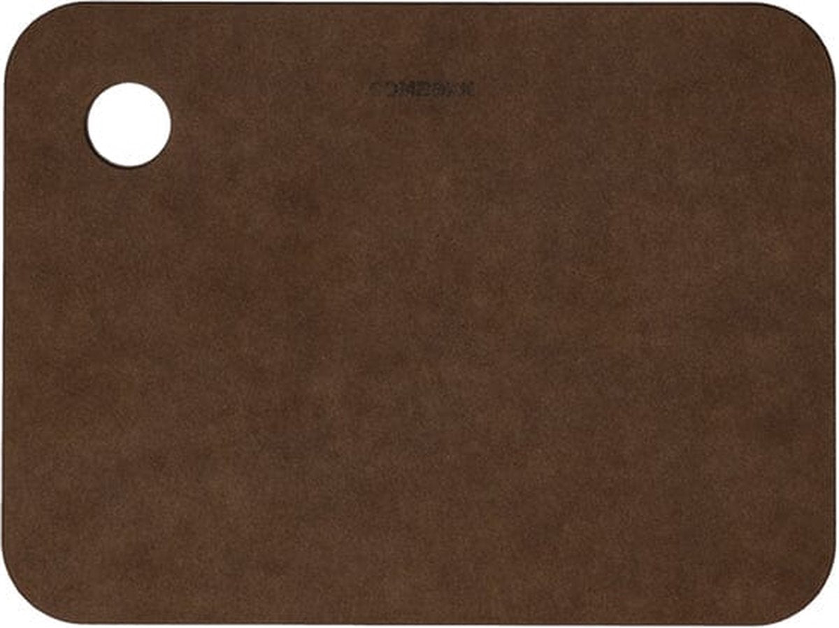 Tabla de cortar Combekk - 100% papel reciclado - sin microplásticos - antibacteriana - apta para lavavajillas - 15 x 20 cm - marrón