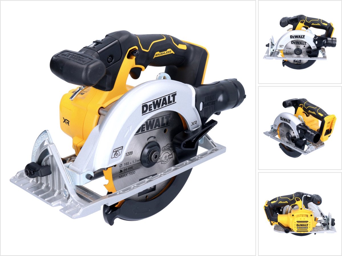 Dewalt dcs565n | sega circolare a batteria | xr | 18 volt | 165 mm | corpo | senza caricabatterie dcs565n-xj