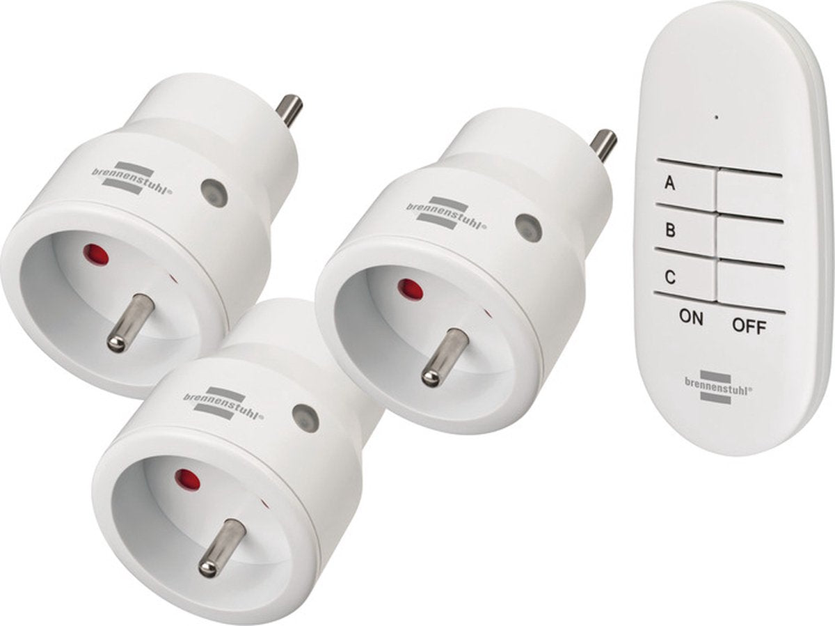 Set miniinterruttore Brennerstuhl comfort-line 3x ip20