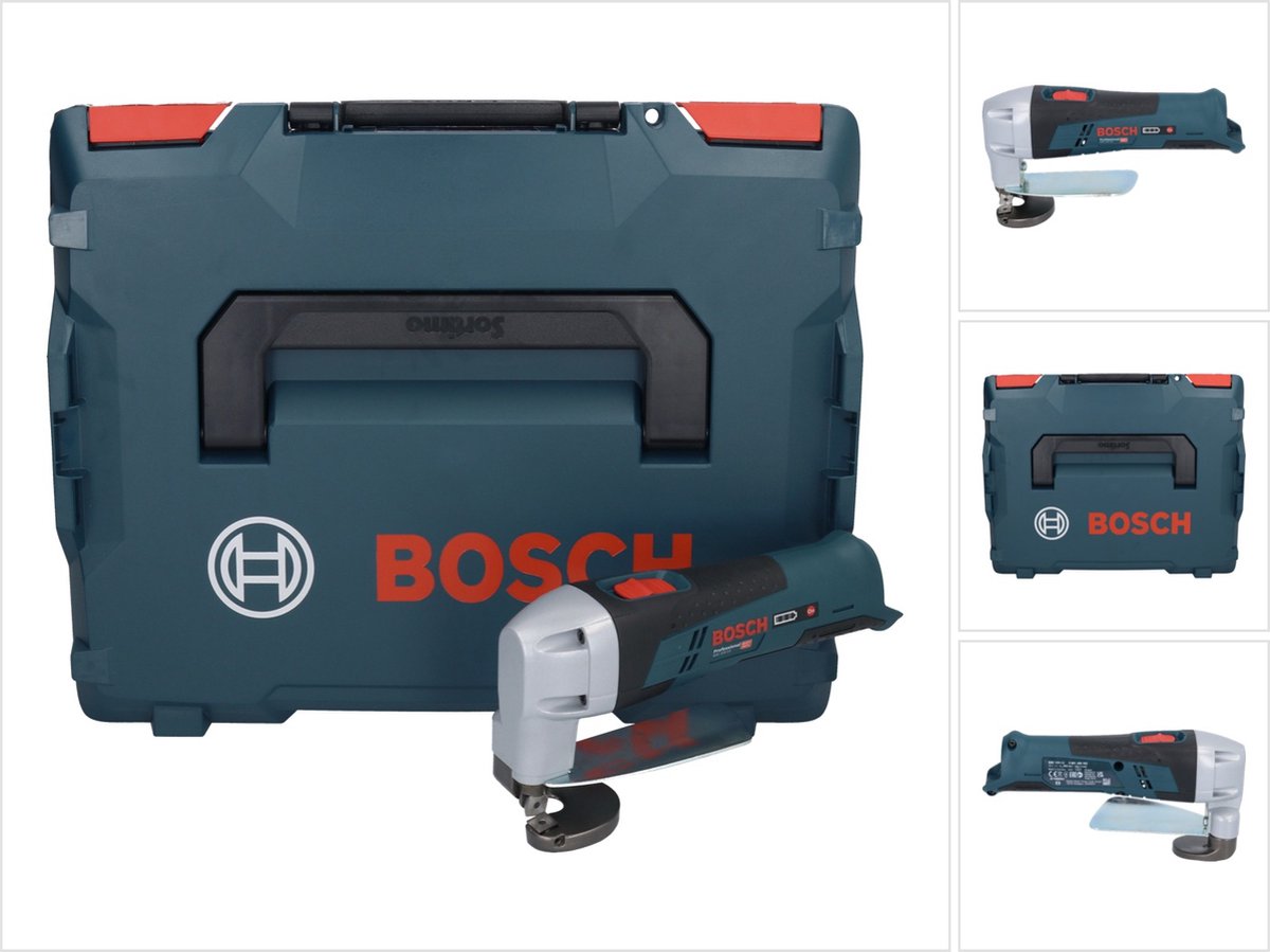 Bosch professional gsc 12v-13 accu plaatschaar 12v basic body in l-boxx - 060192610a
