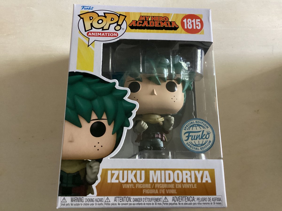 Funko pop my hero academia 1815 izuku midoriya special edition