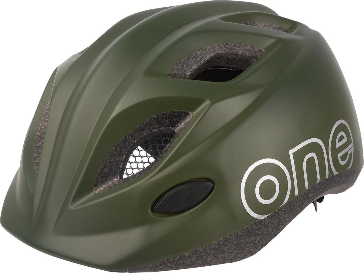 Casco per bambini xs 46-53 cm bobike one plus verde oliva