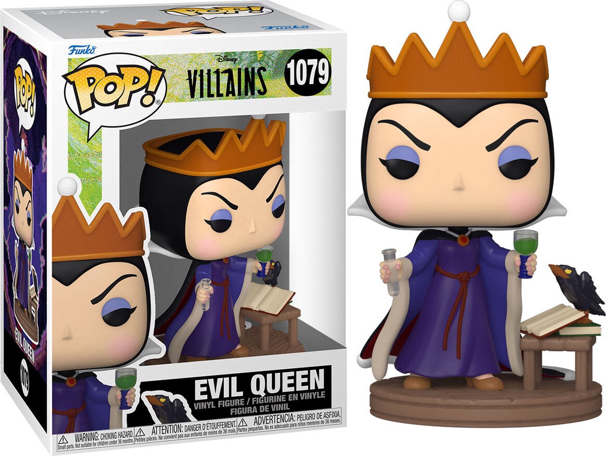 Funko snow white verzamelfiguur disney villains pop! queen grimhilde 9 cm multicolours