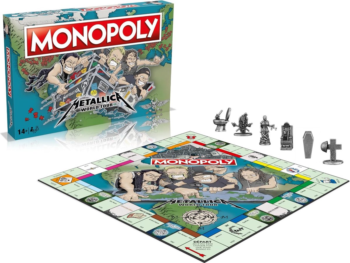 Mosse vincenti Monopoly - Metallica World Tour