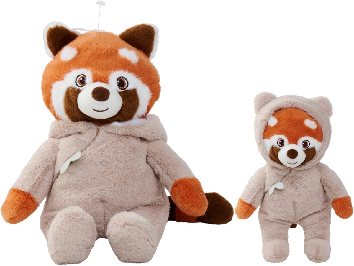 Peluche Simba Toys - peluche panda rosso seduto - 21 cm - beige