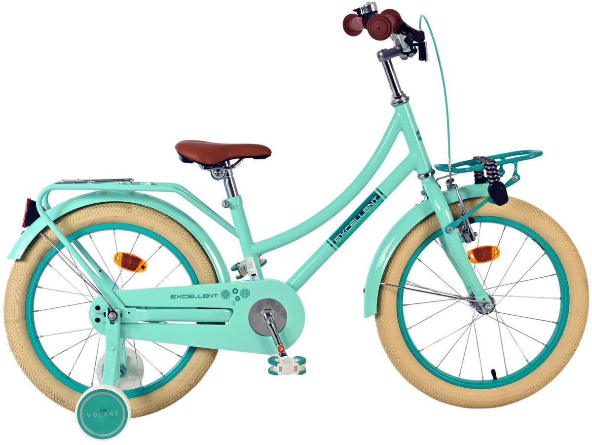 Virerare Eccellente bicicletta per bambini - ragazze - 18 pollici - verde - 95% assemblato