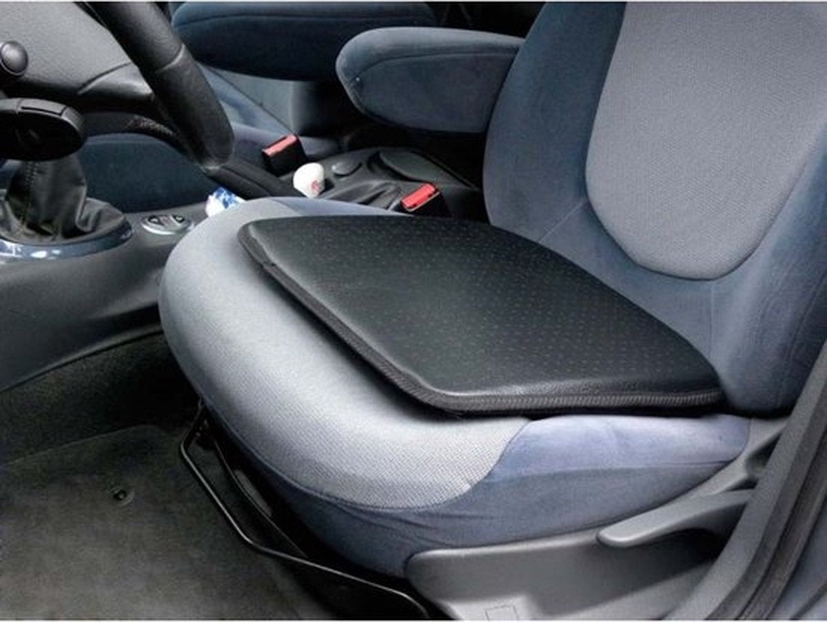 Cojín de asiento de lujo Carpoint aspecto cuero negro