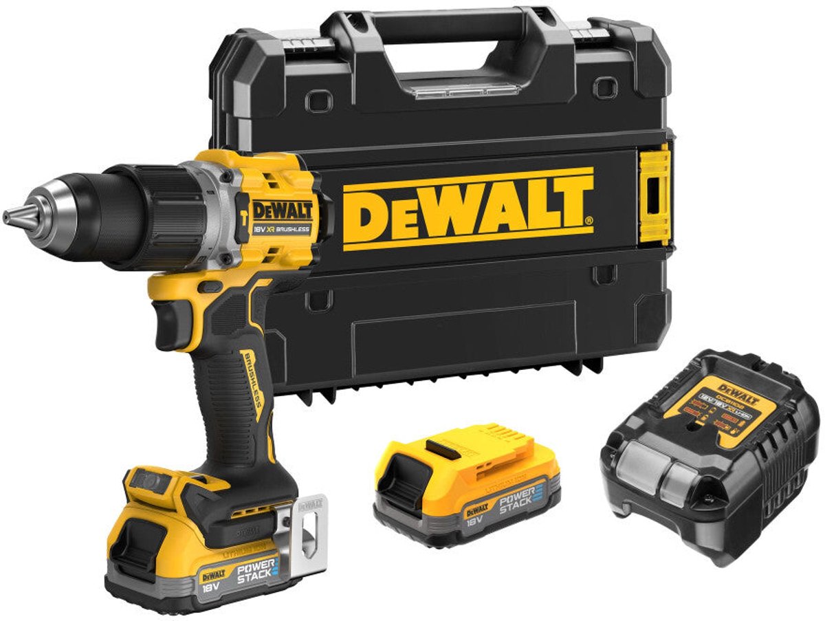 Dewalt DCD805E2T-QW - Cacciavite compatto 18V XR G3 | 2x power stack in tstak