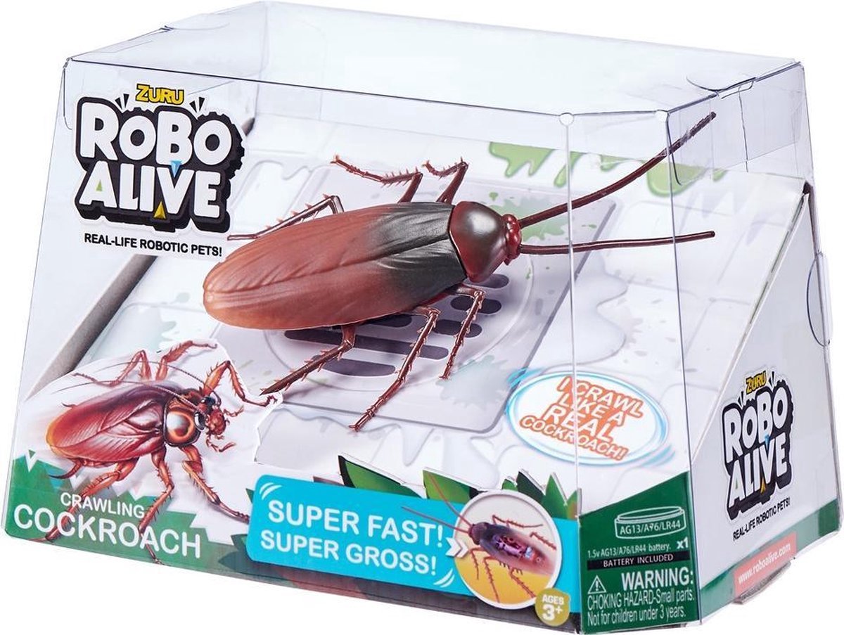 Zuru robo alive glow in the dark kakkerlak