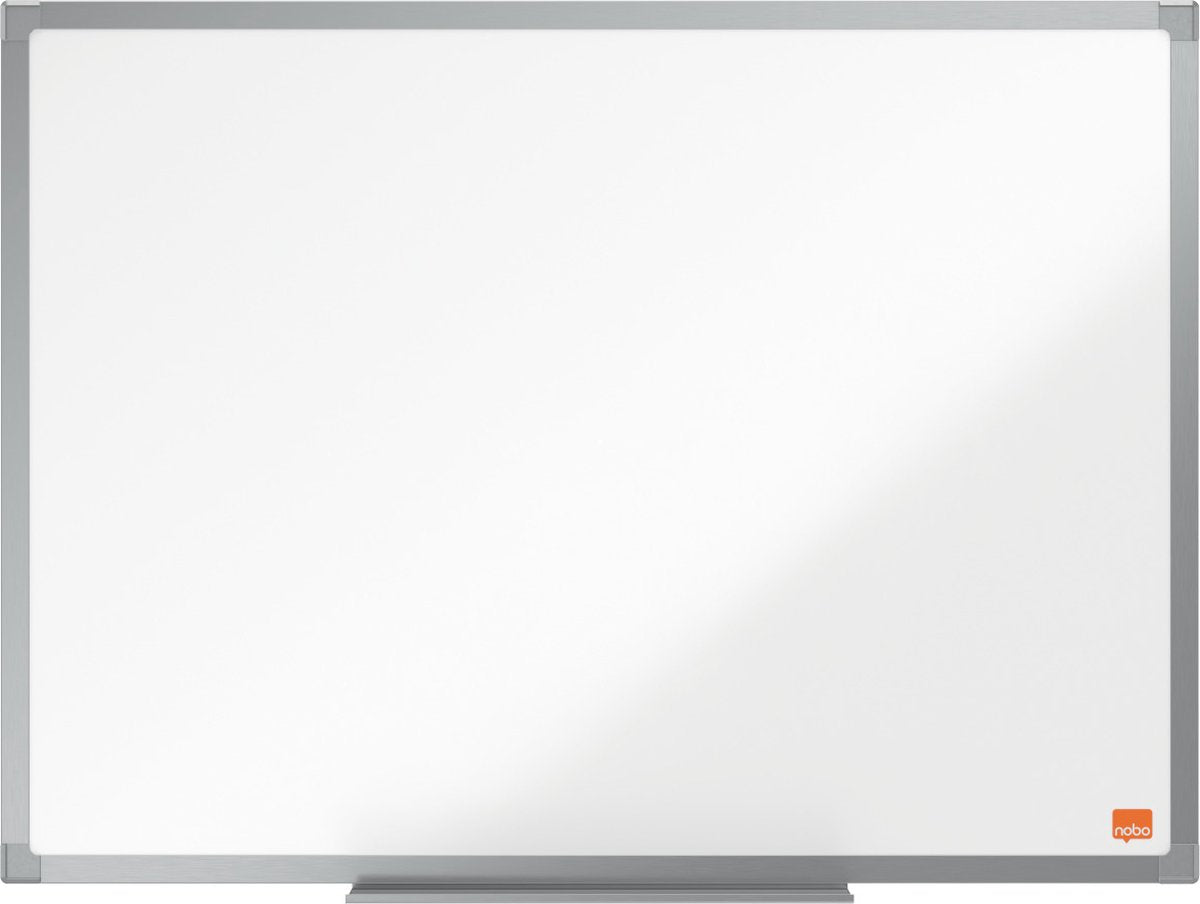 Nobo essence magnetisch emaille whiteboard met pennengoot - 600x450mm - wit