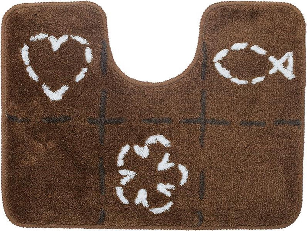Tappetino WC Sealskin 45x60 cm - acrilico - marrone