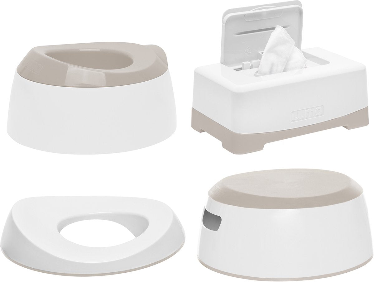 Set da toilette Luma bianco