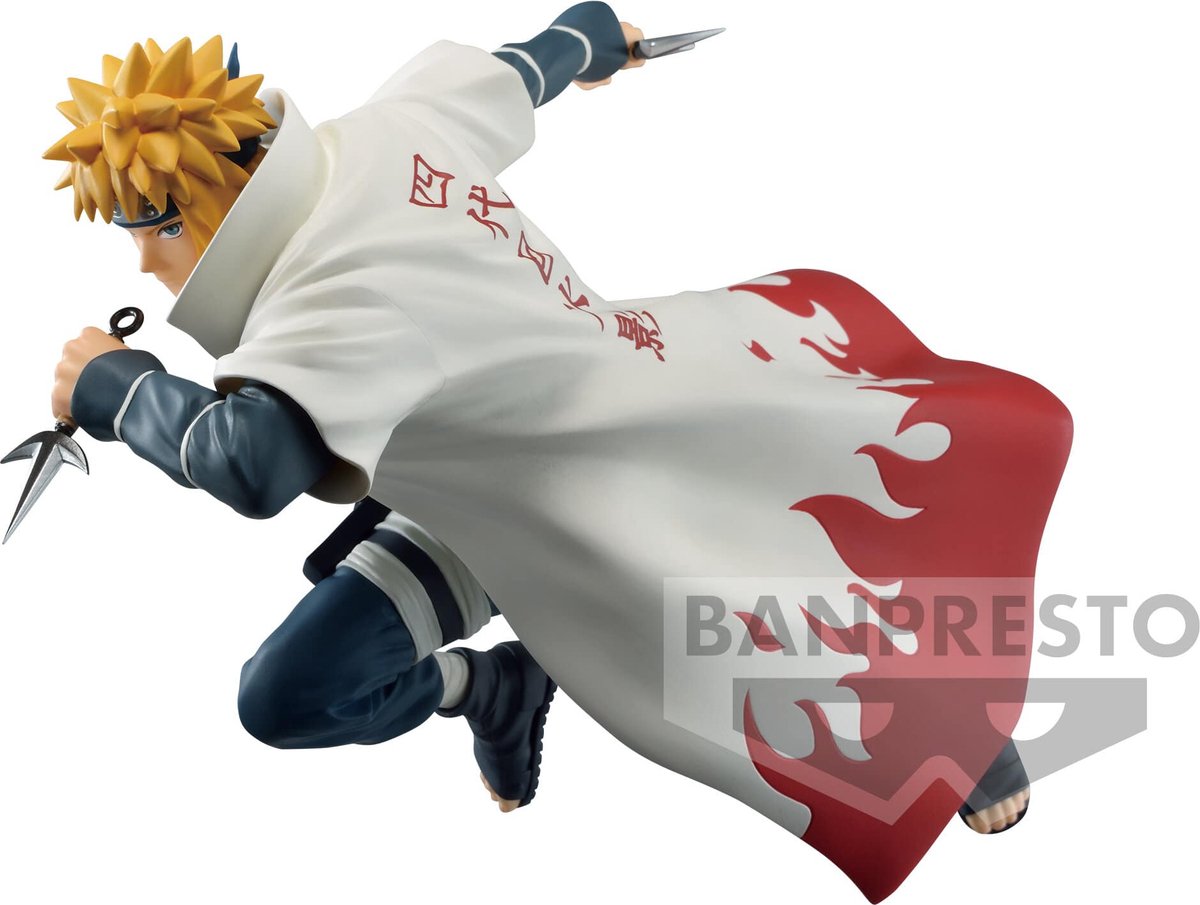 Banpresto co., ltd. naruto shippuden - vibration stars namikaze minato ii figuur 18cm