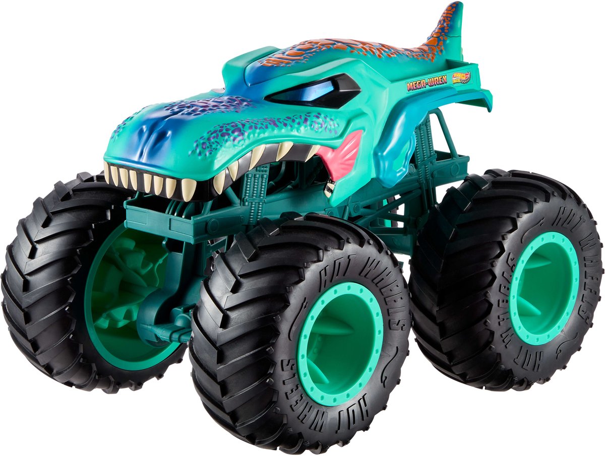 Hot Wheels Monster Truck colossale camion giocattolo Mega Wrex