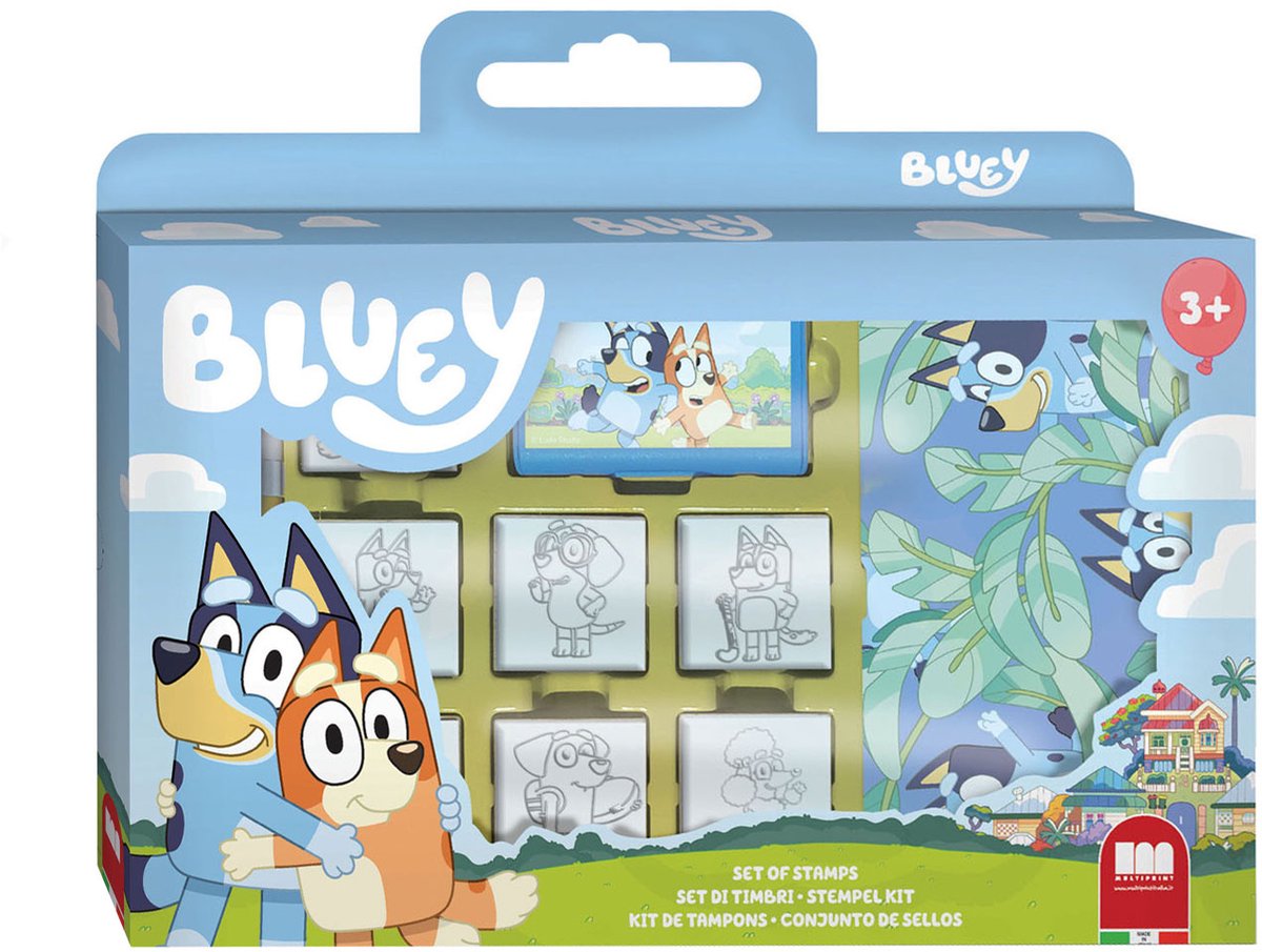Set di francobolli multiprint bluey