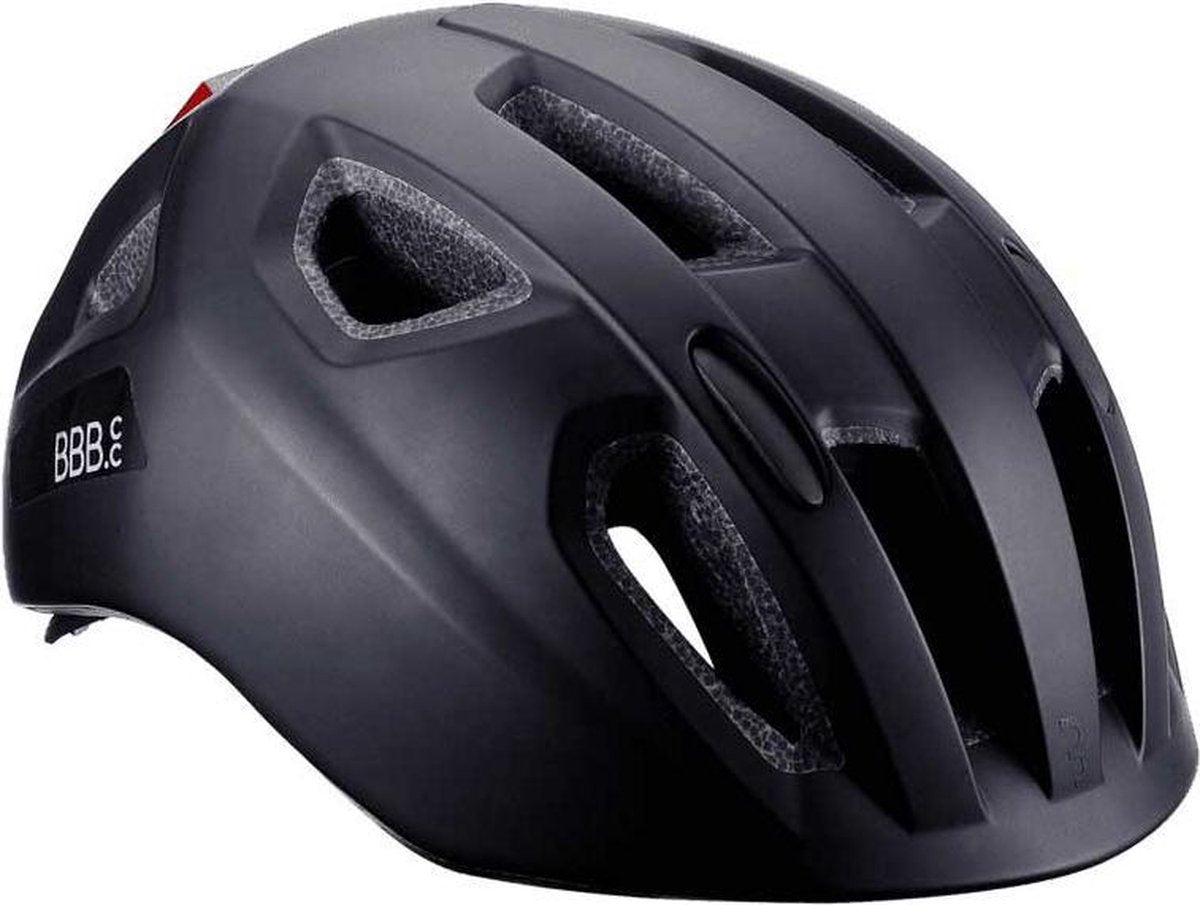 Bbb cycling sonar kinderhelm fiets - fietshelm kinderen - sporthelm kind - mat zwart - maat m - bhe-171