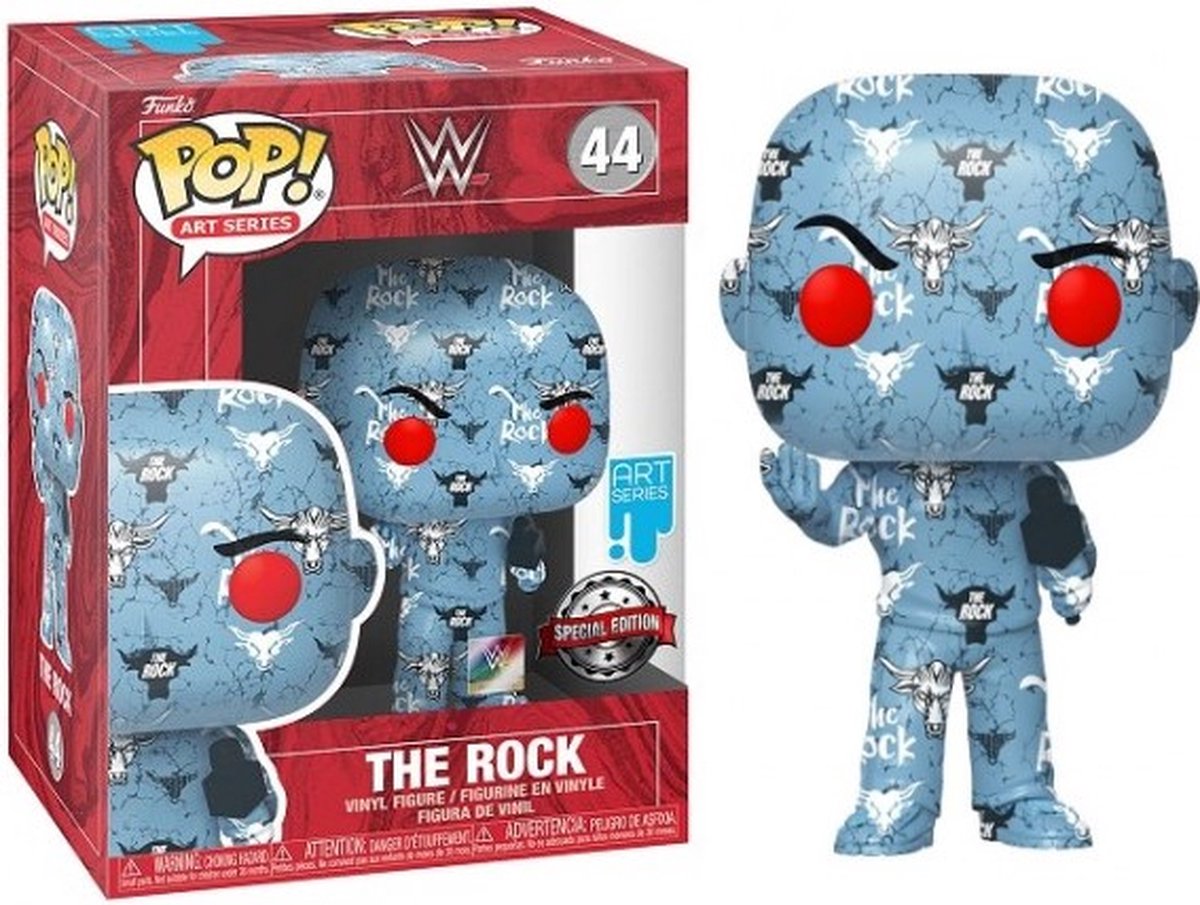 Funko pop! artist series: wwe - the rock - us exclusive